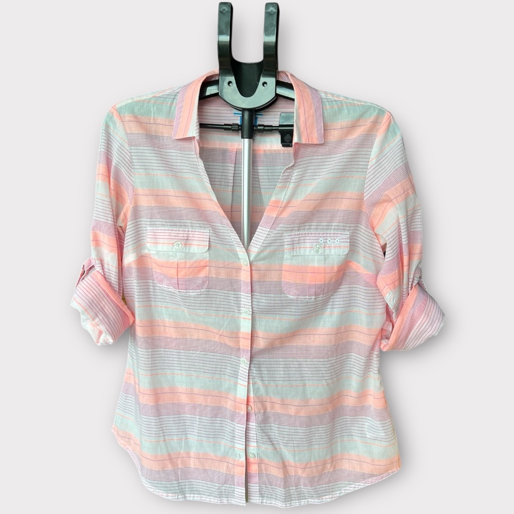 Columbia pastel colors, roll-up tab, size M